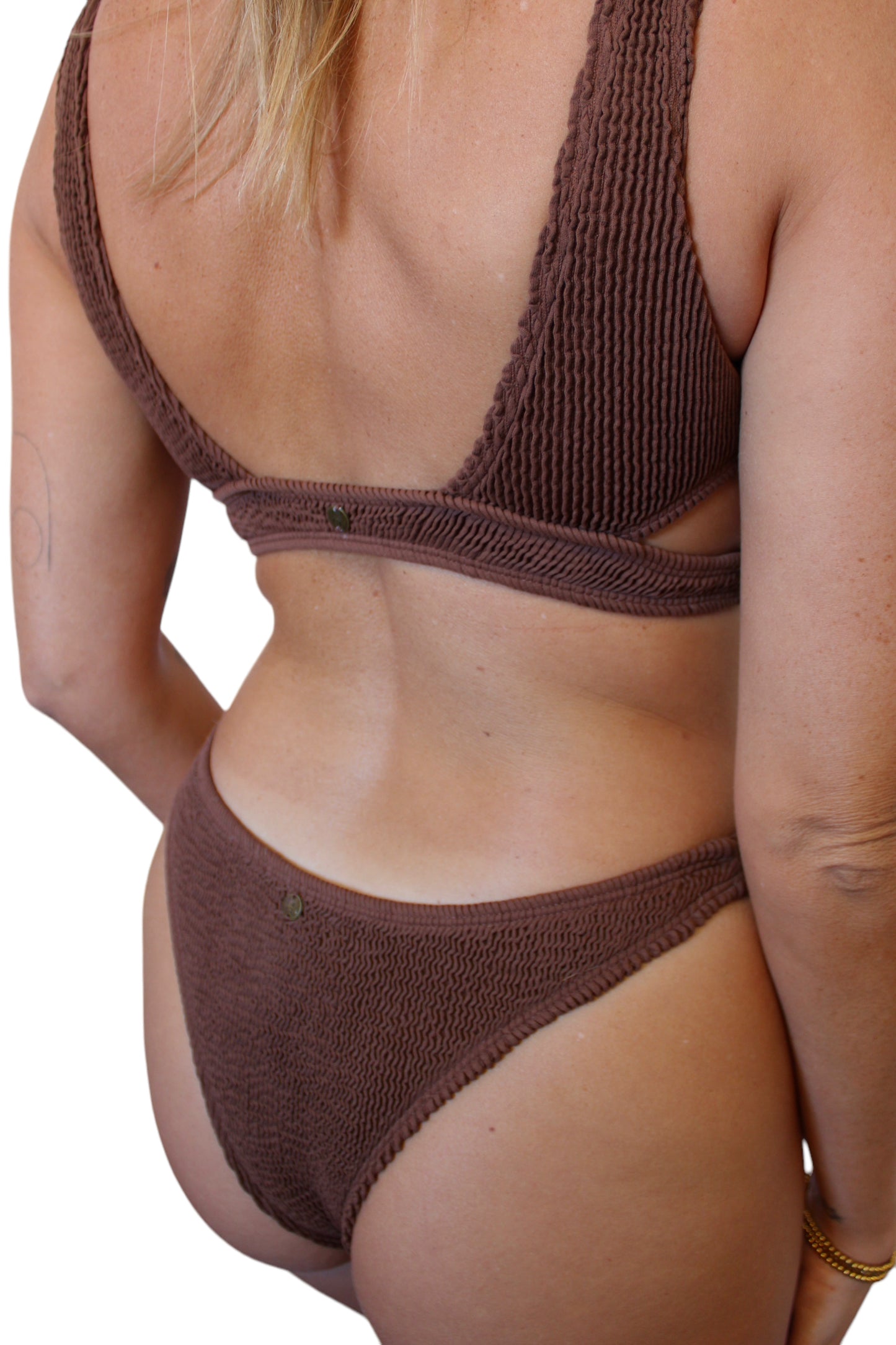 Hannah bikini bottom in Coconut, LOKAL one/size swimwear, photo 4 of 4
