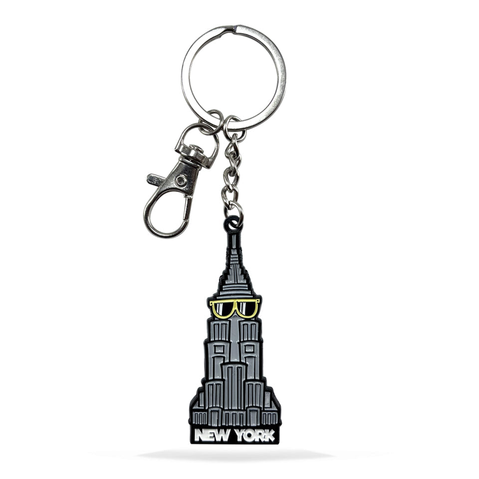 NYC Empire State Building Enamel Keychain
