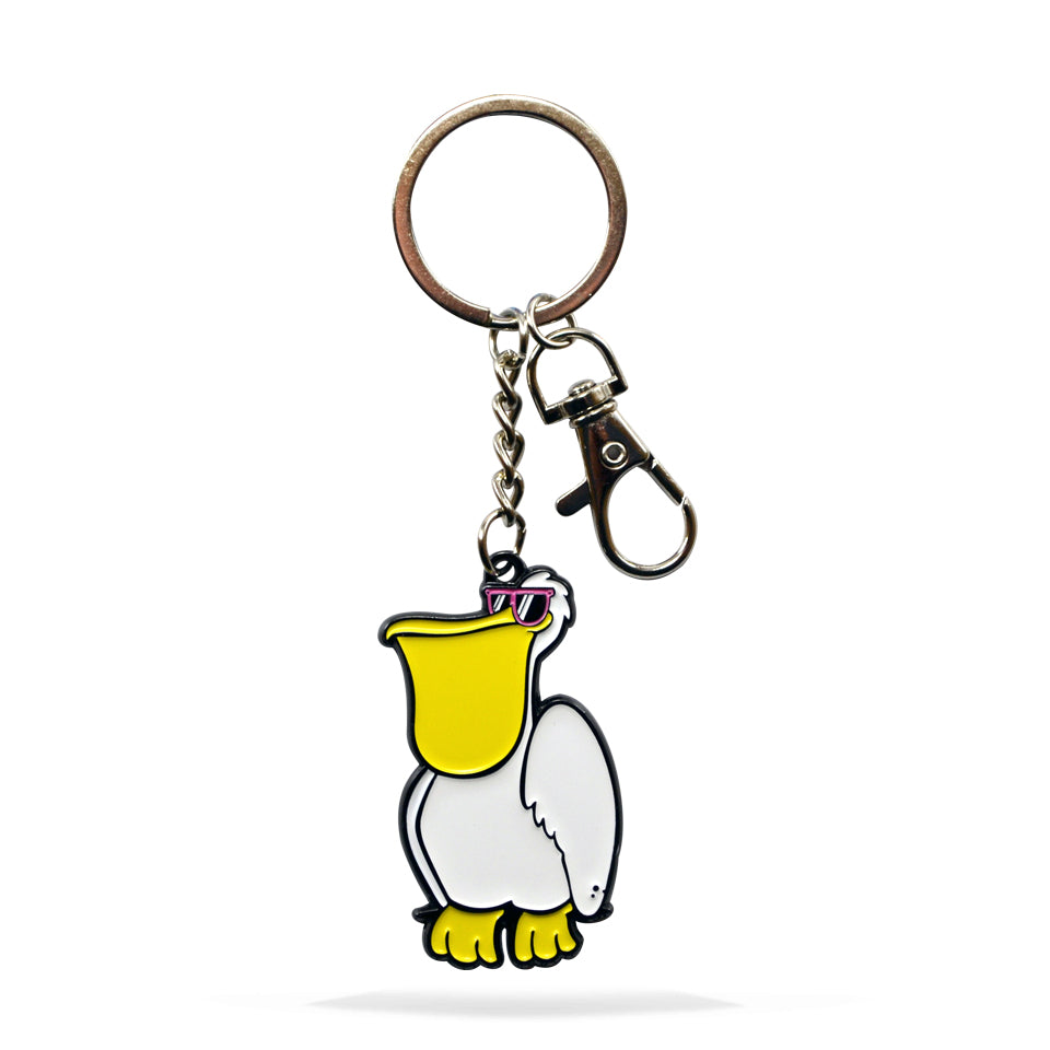 Pelican Enamel Keychain