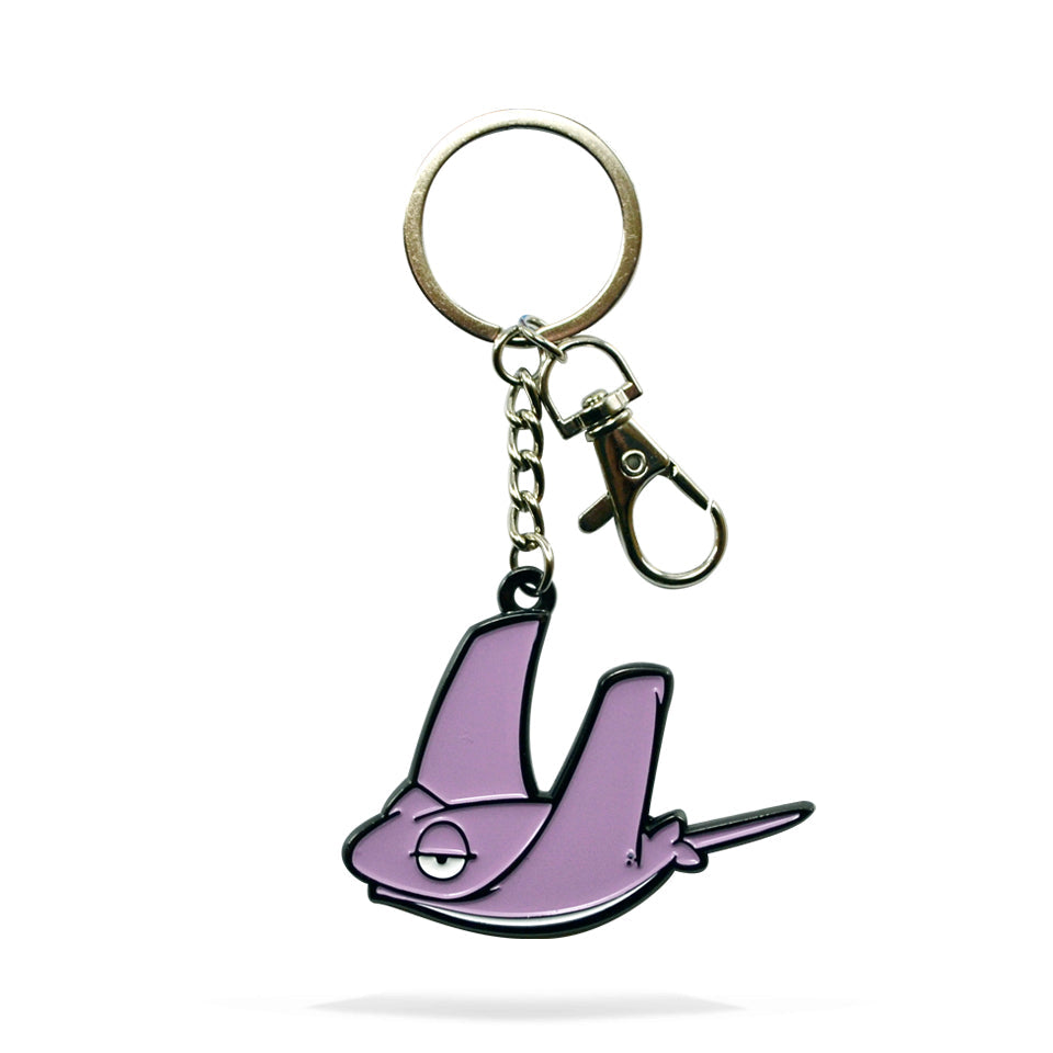 Stingray Enamel Keychain