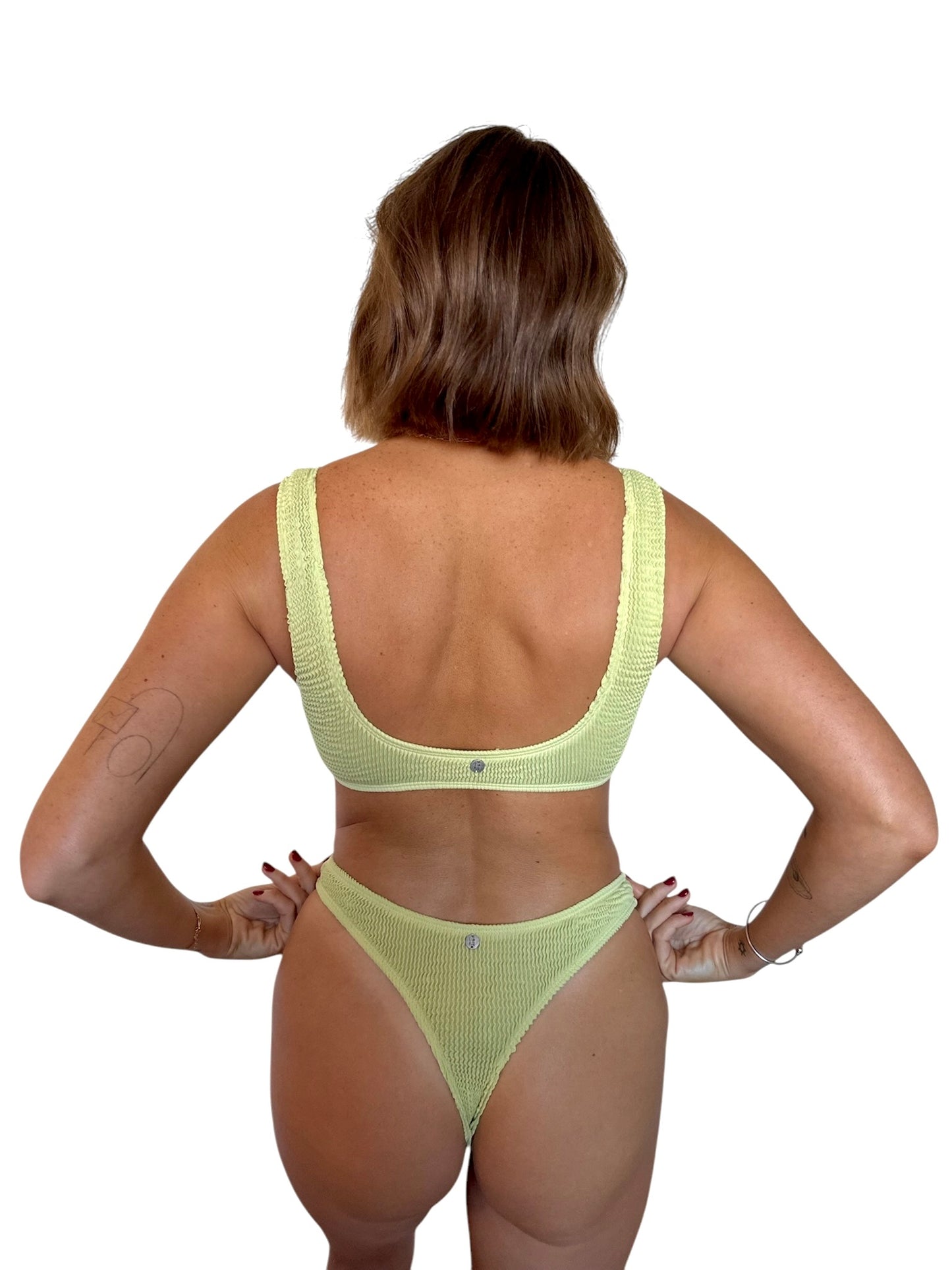 Madelyn bikini bottom in Ivy, LOKAL one/size swimwear, photo 3 of 3