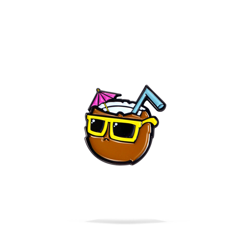Coconut Enamel Pin
