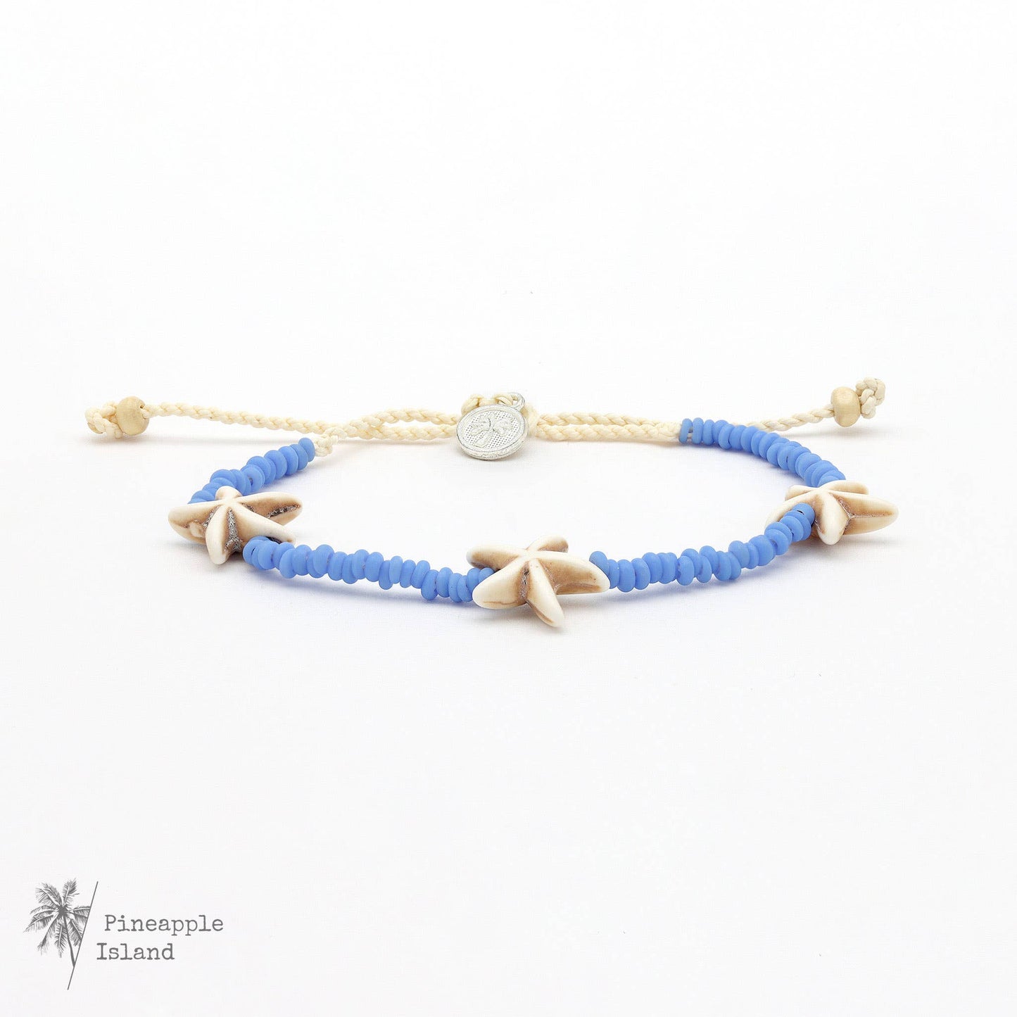 Tidepool Starfish Beaded Bracelet - Blue