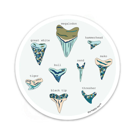 4" Sharktooth ID Sticker