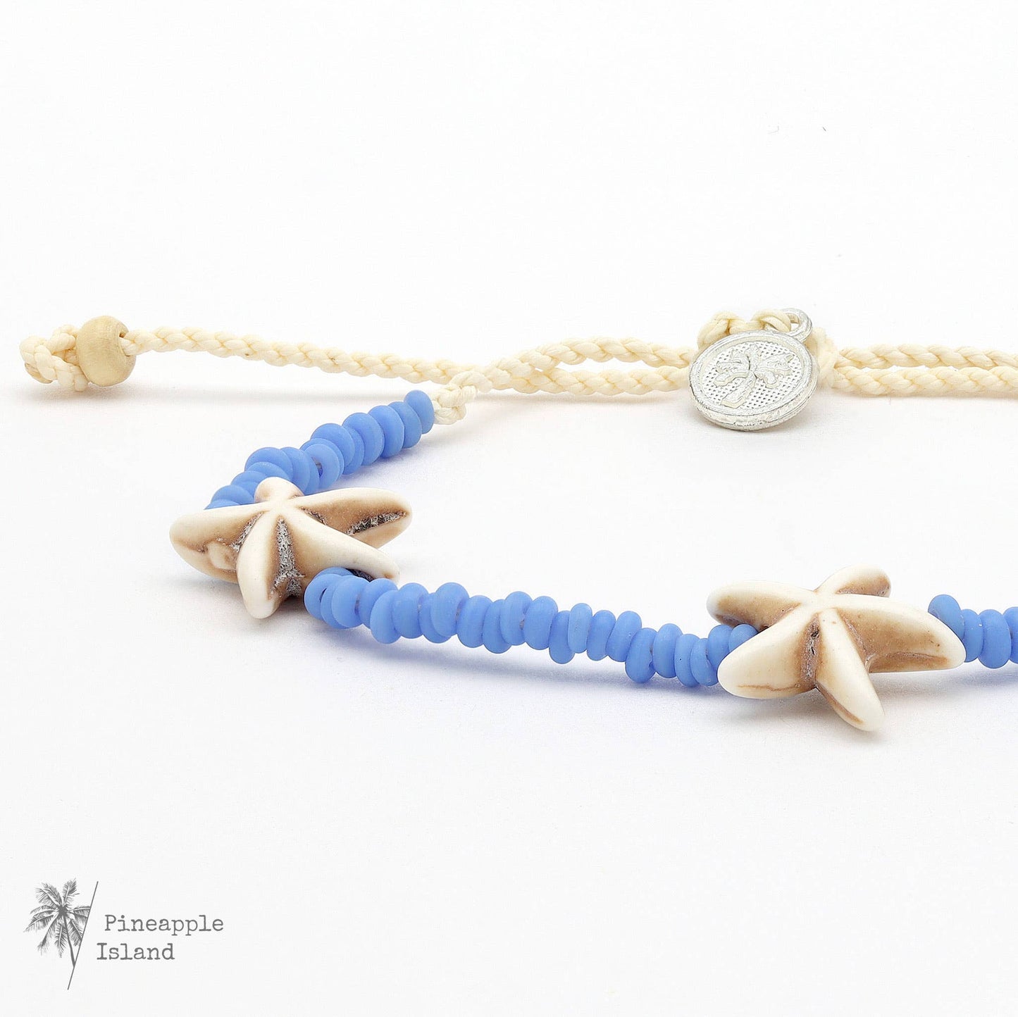 Tidepool Starfish Beaded Bracelet - Blue