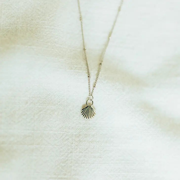 Tiny Shell Charm Necklace