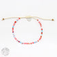 Nusa Dainty Beaded Bracelet - Multi Pinks