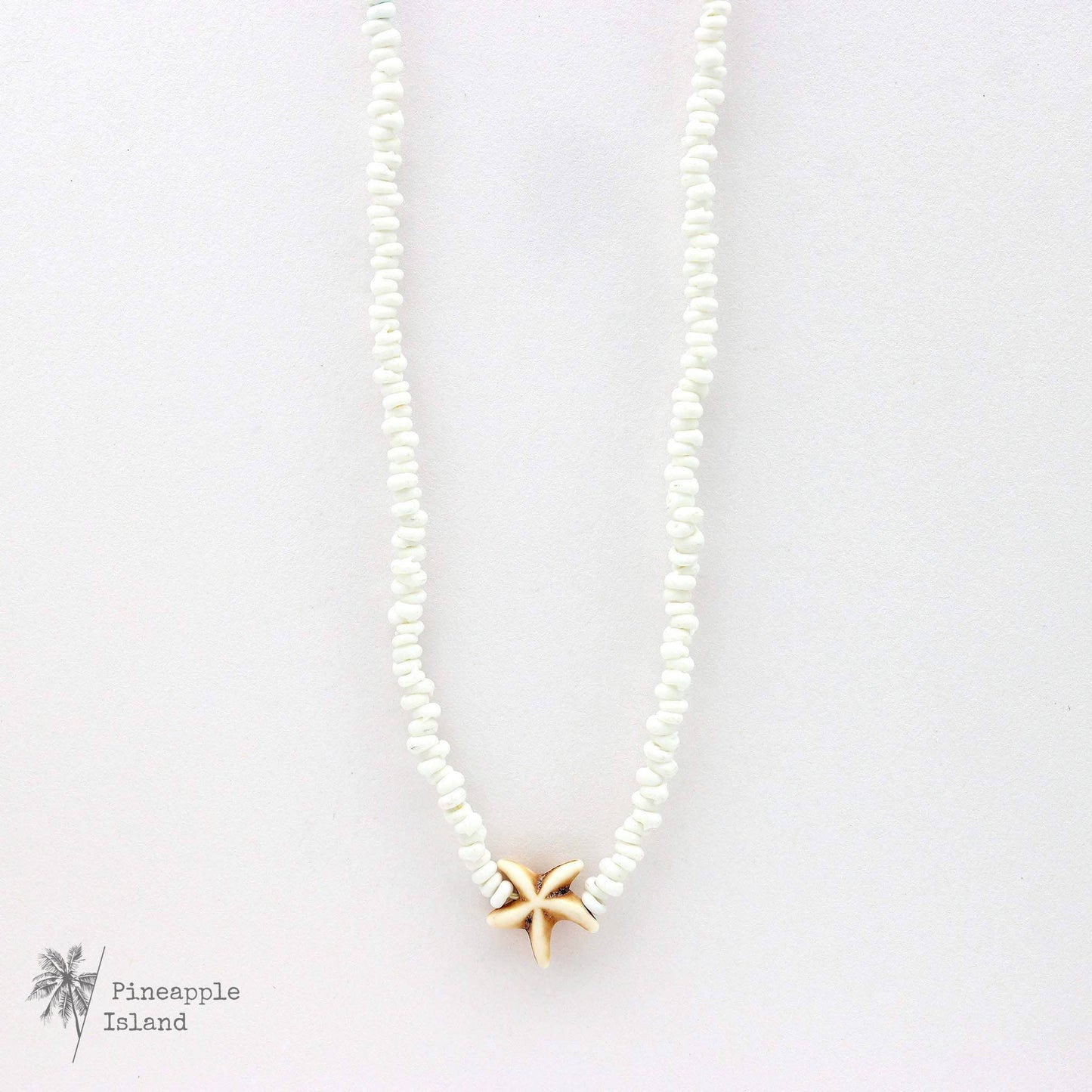 Tidepool Star Necklace Beaded Necklace - White