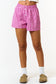 Gingham Boxer Shorts - Magenta