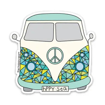 VW Van Peace Sticker