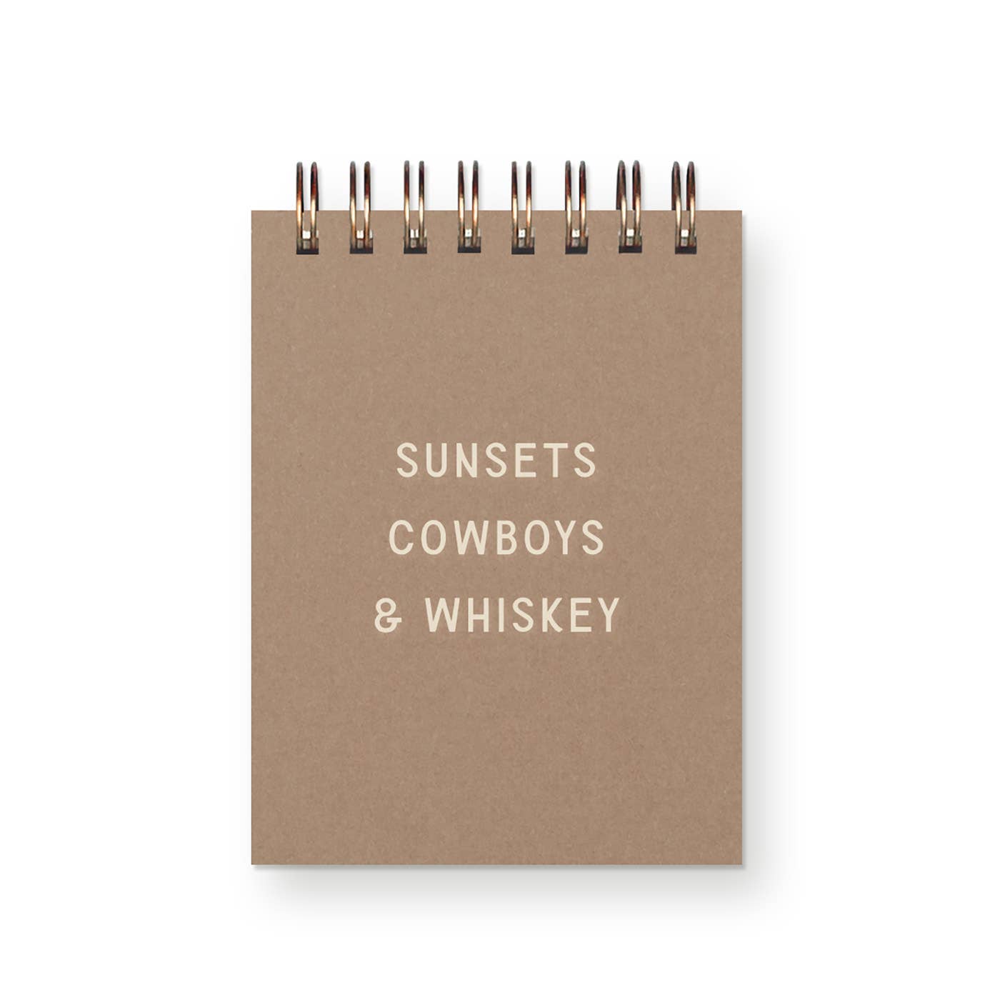 Sunsets, Cowboys & Whiskey Mini Jotter Notebook