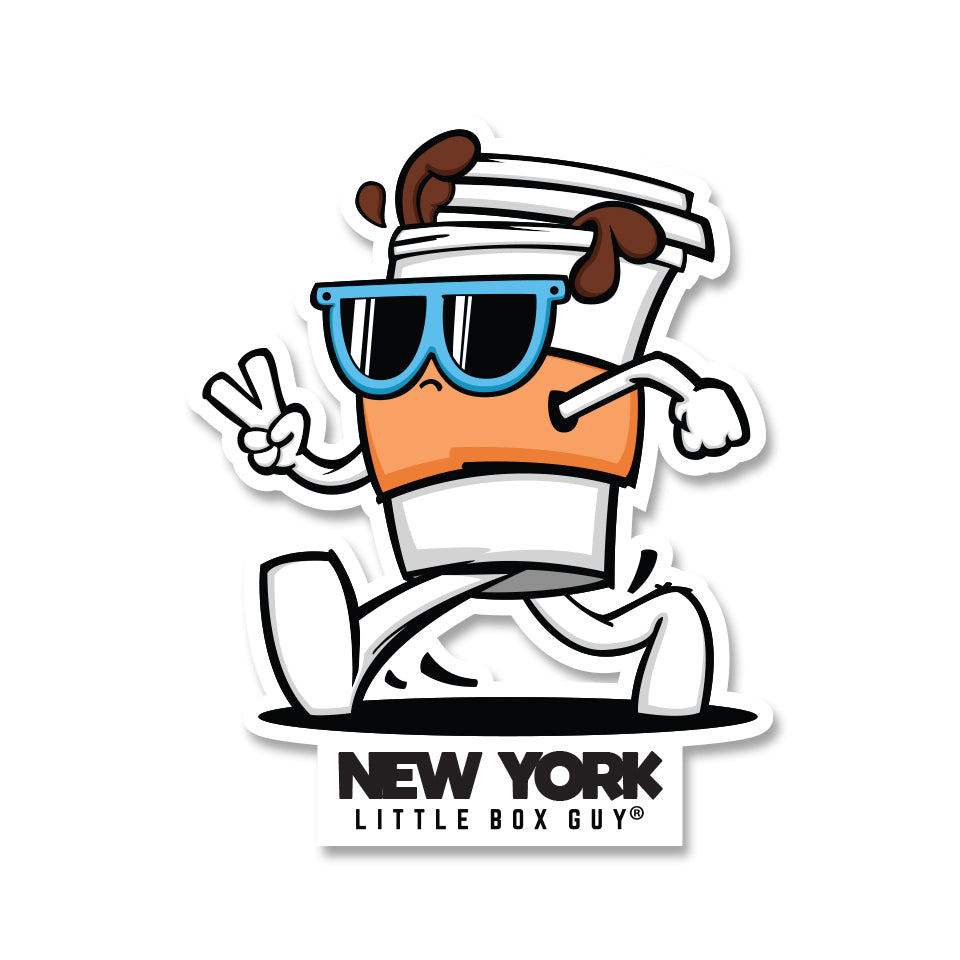 NYC To-Go Coffee Cup Sticker