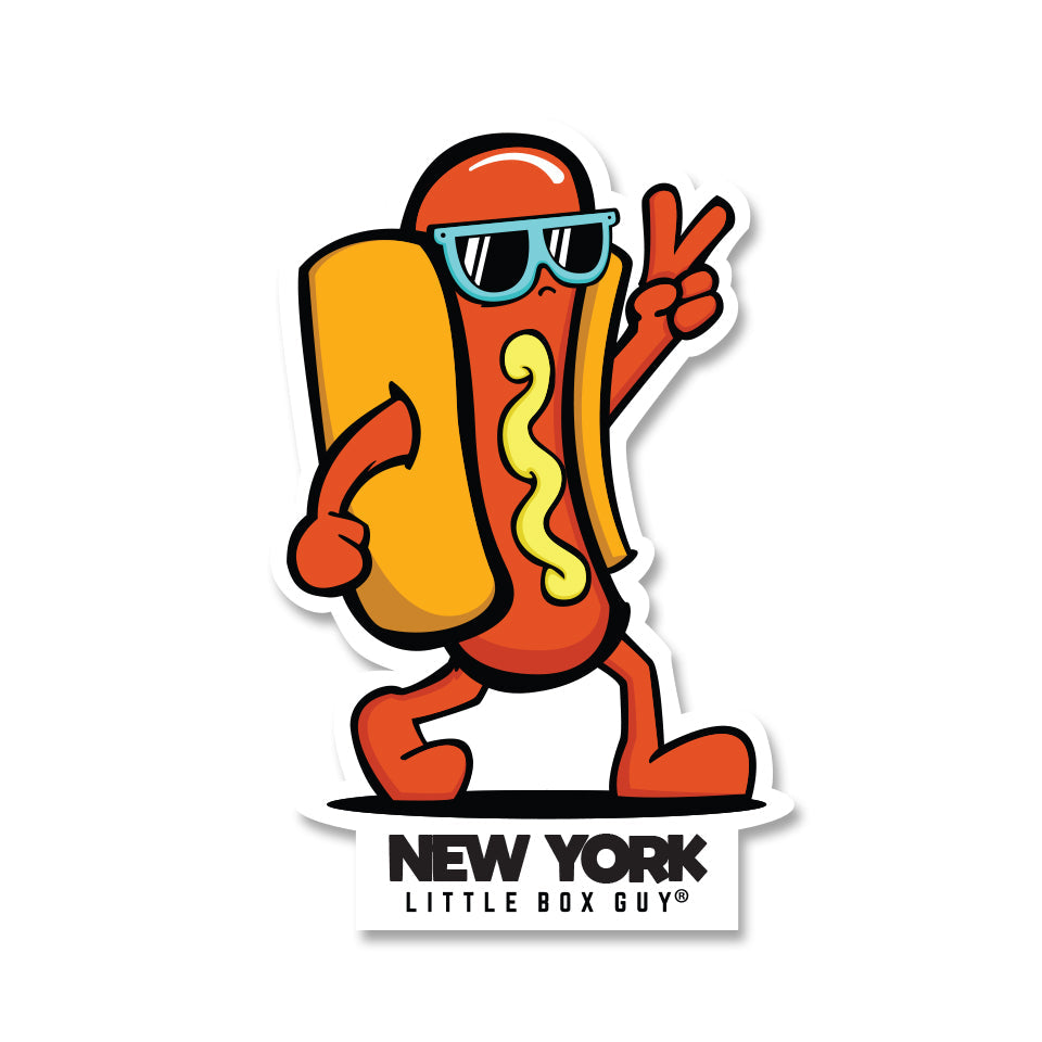 NYC Hot Dog Sticker