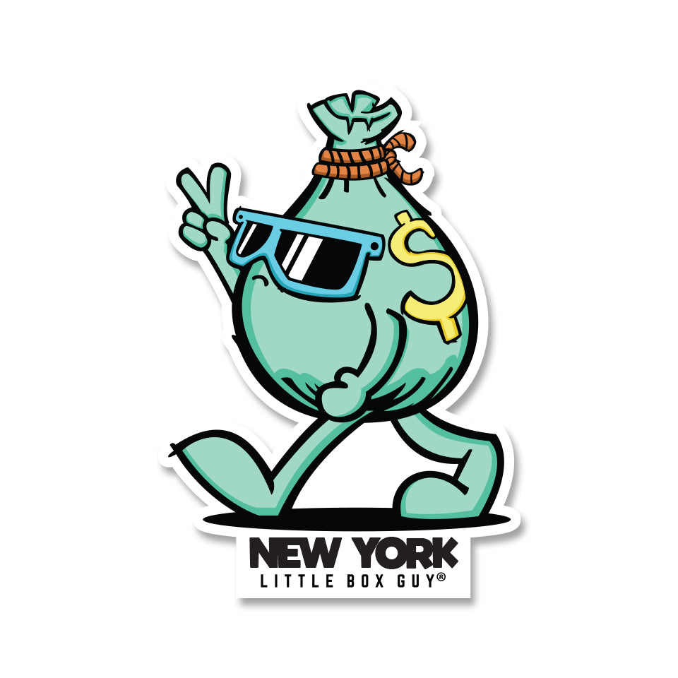 NYC Money Bag Sticker