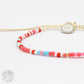 Nusa Dainty Beaded Bracelet - Multi Pinks