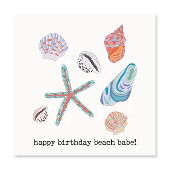 Happy Birthday, Beach Babe! Greeting Card