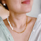 Chain & Shell Pearl Necklace