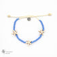 Tidepool Starfish Beaded Bracelet - Blue