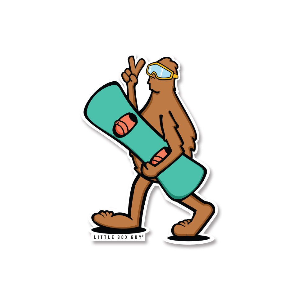 Bigfoot Snowboard Sticker