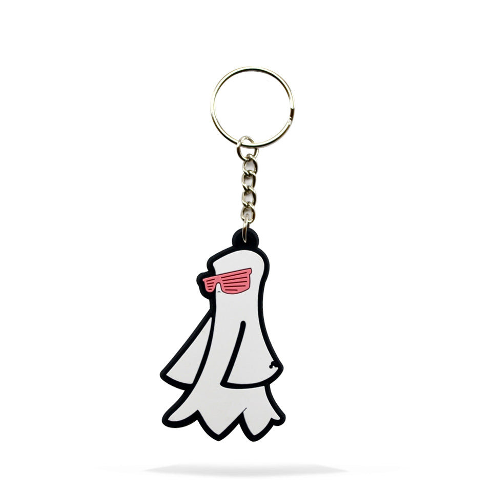 Ghost PVC Keychain