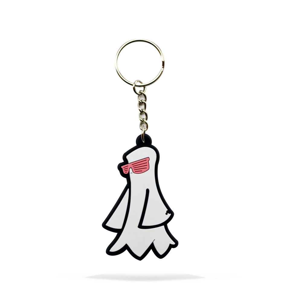Ghost PVC Keychain