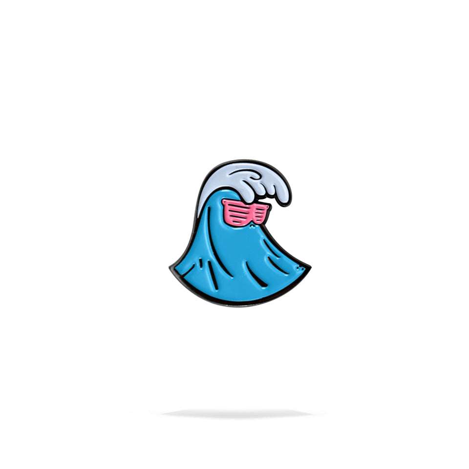 Wave Enamel Pin