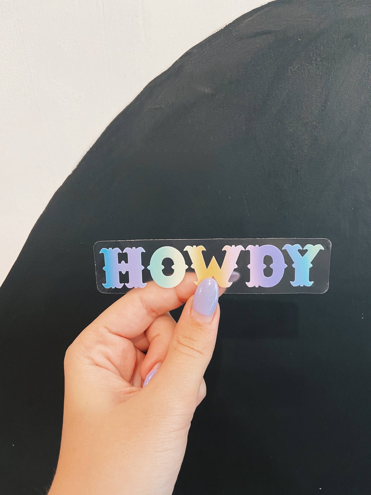 Howdy Sticker