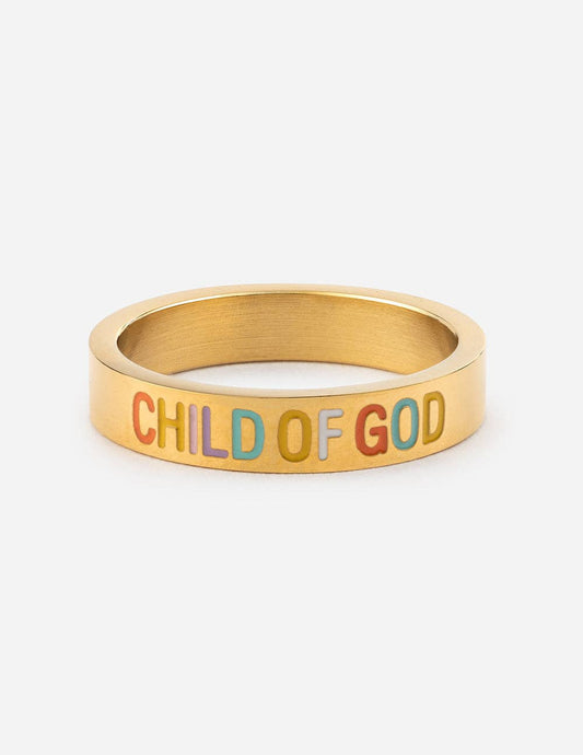 Gold Child of God Ring