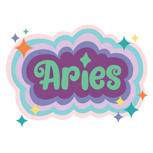 Aries Zodiac Sticker