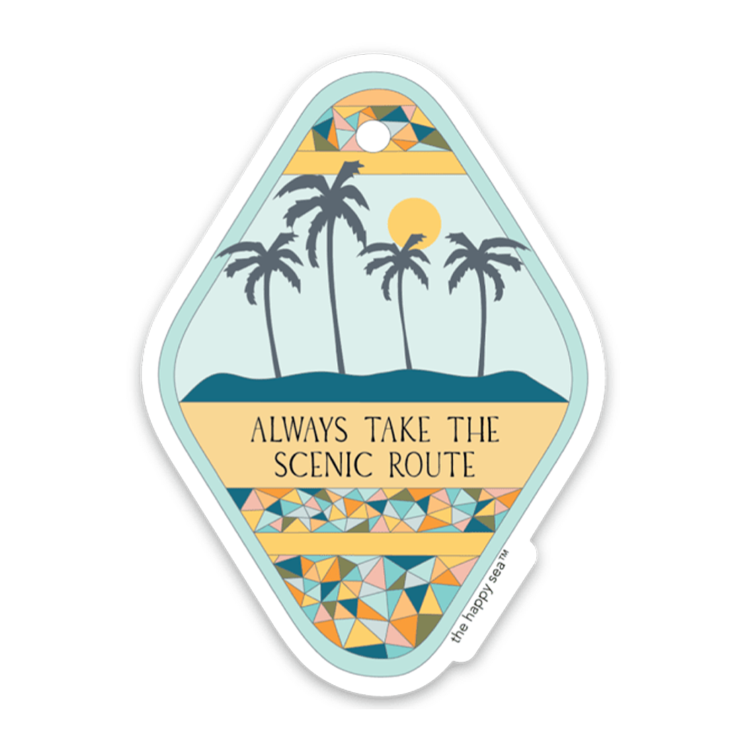 Scenic Route Sticker