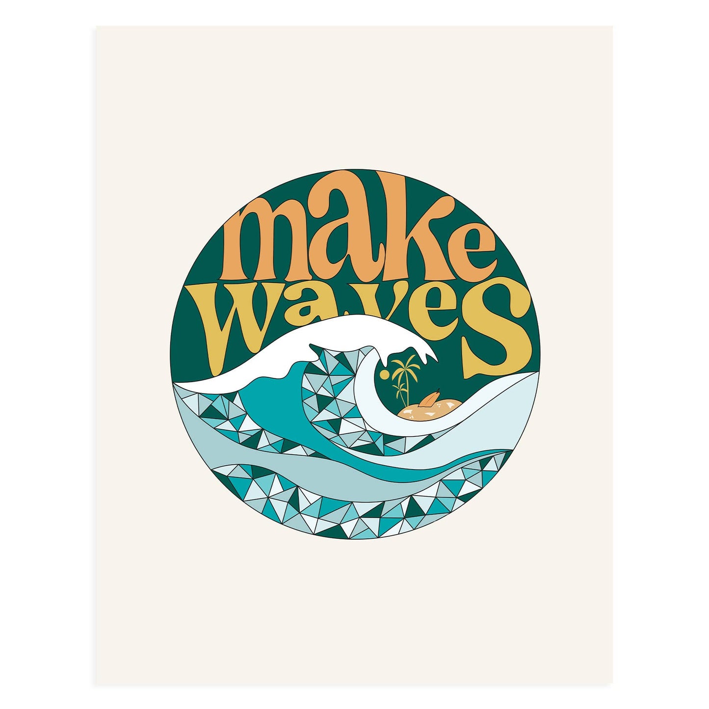 Make Waves 11x14 Art Print