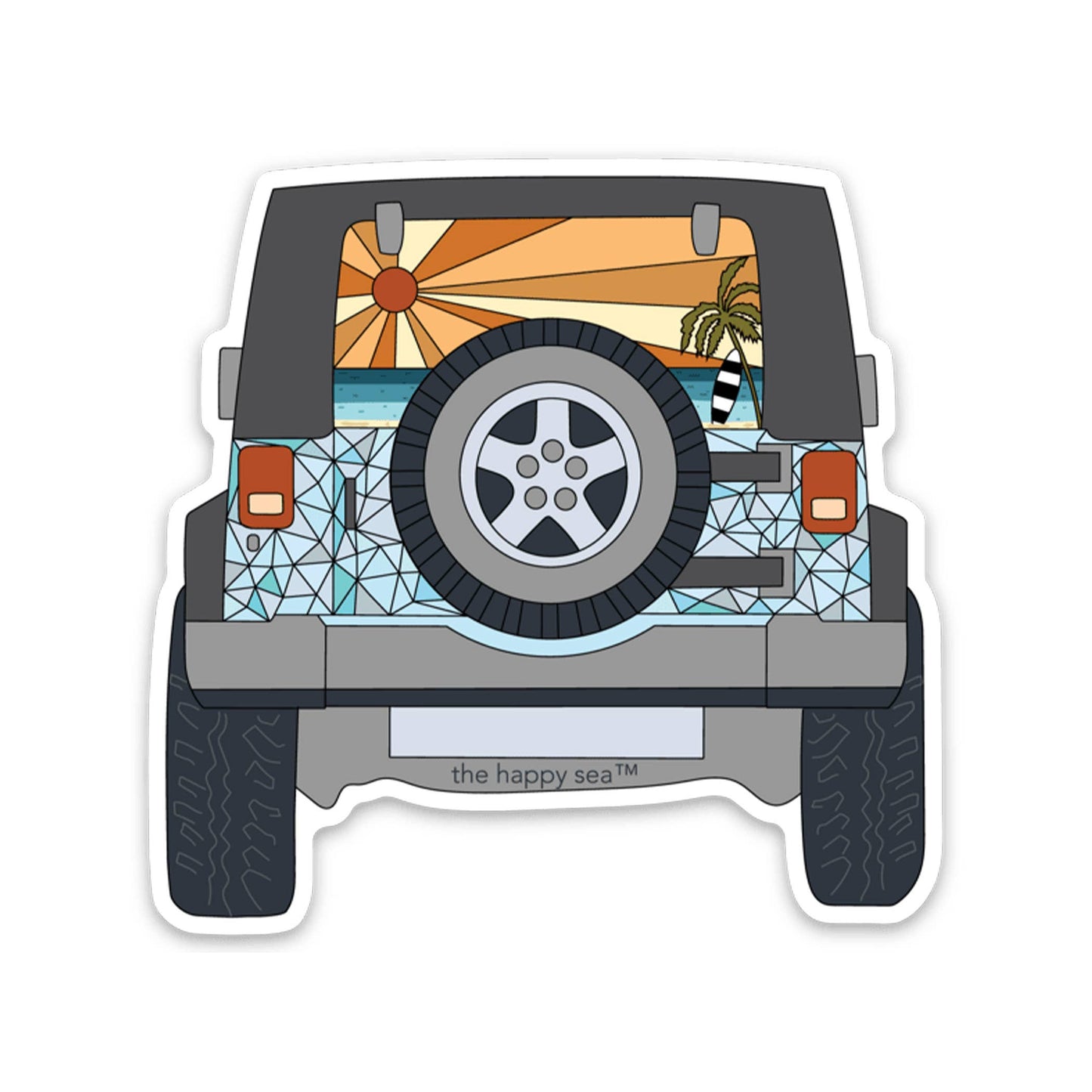 Scenic Jeep Sticker