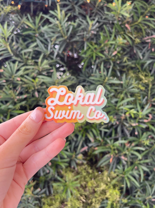 Groovy Lokal Swim Co. Sticker