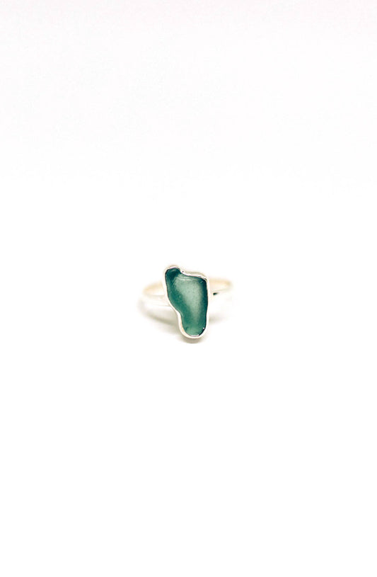 Sea Glass Ring - Green